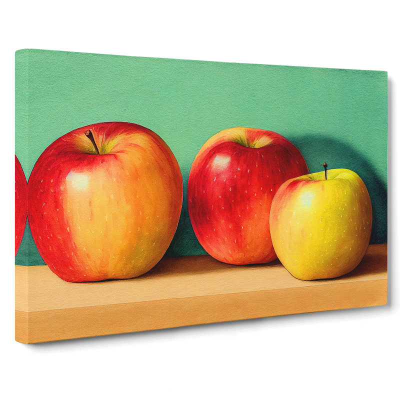 Apple Fruit Selection Vol.2 - Wrapped Canvas, 40cm H x 60cm W x 3cm D