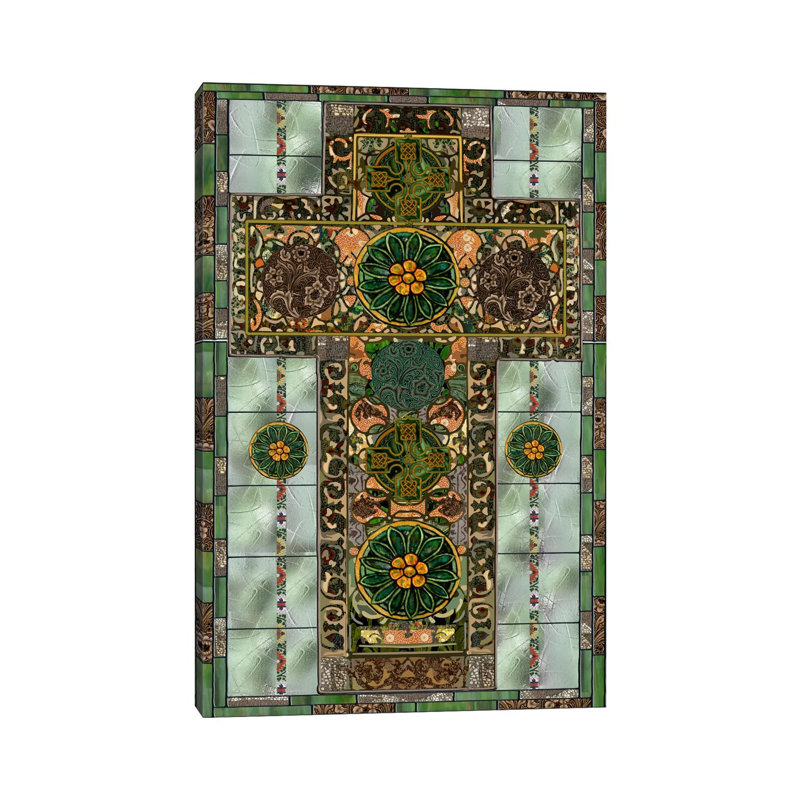 Celtic Cross by Mindy Sommers - Wrapped Canvas Print, 66.04 cm H x 45.72 cm W x 1.91 cm D, No Frame