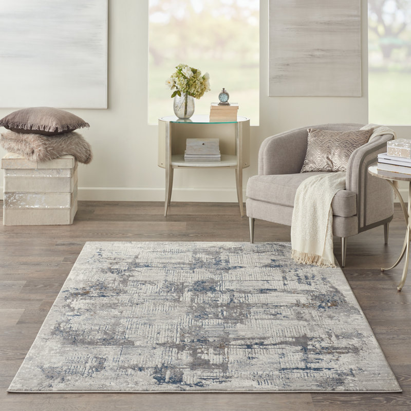 Zumbrota Abstract Indoor Rug, Rectangle 8'10" x 11'10"