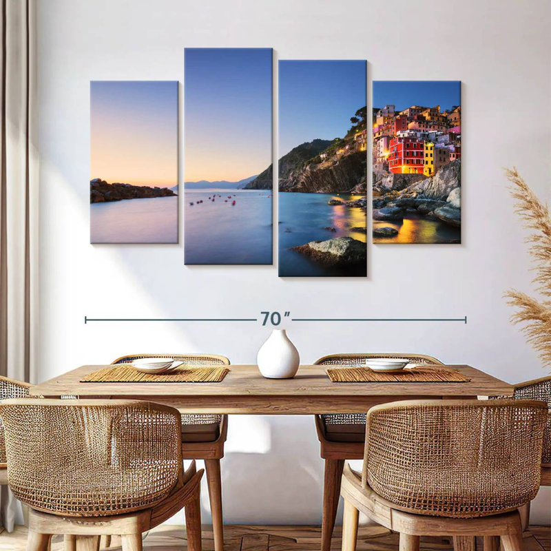 Gillard Riomaggiore Town, 42'' H x 68'' W