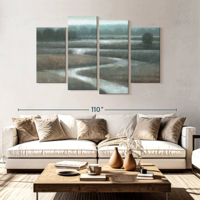 Alvord Meandering Stream, 54" H x 84" W