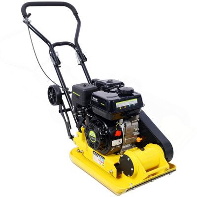 7.0HP 5500VPM MAX Gas Vibration Compaction Force 20 X 14 Inch Plate Compactor W/Built-In Wheel,EPA Compliant