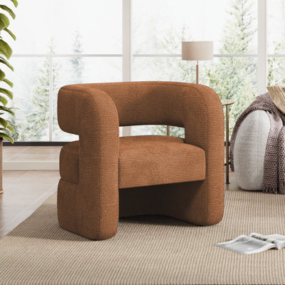 Chaise d'appoint rembourrée entièrement assemblée pour le salon Sinel