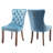 Tufted Velvet Wing Back Side Dining Chairs-747323152-747323157
