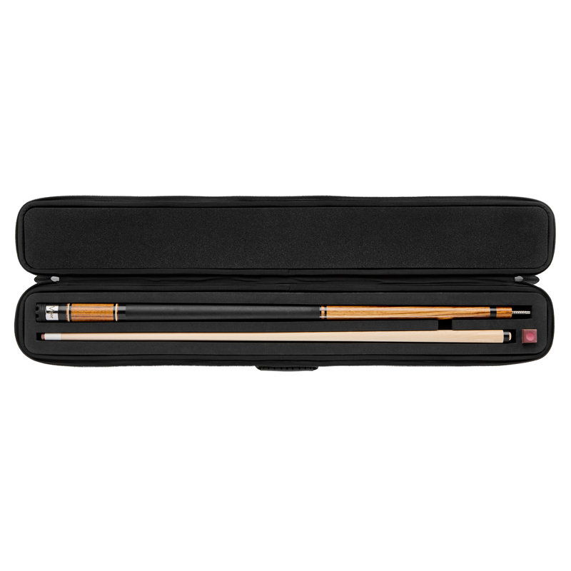 Casemaster Parallax Single Billiard Cue Case Black, Black