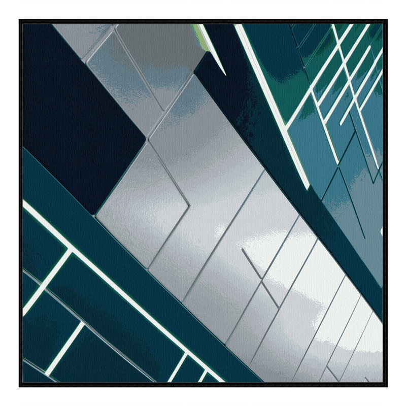 Nebula Wave Rug, Square 5'