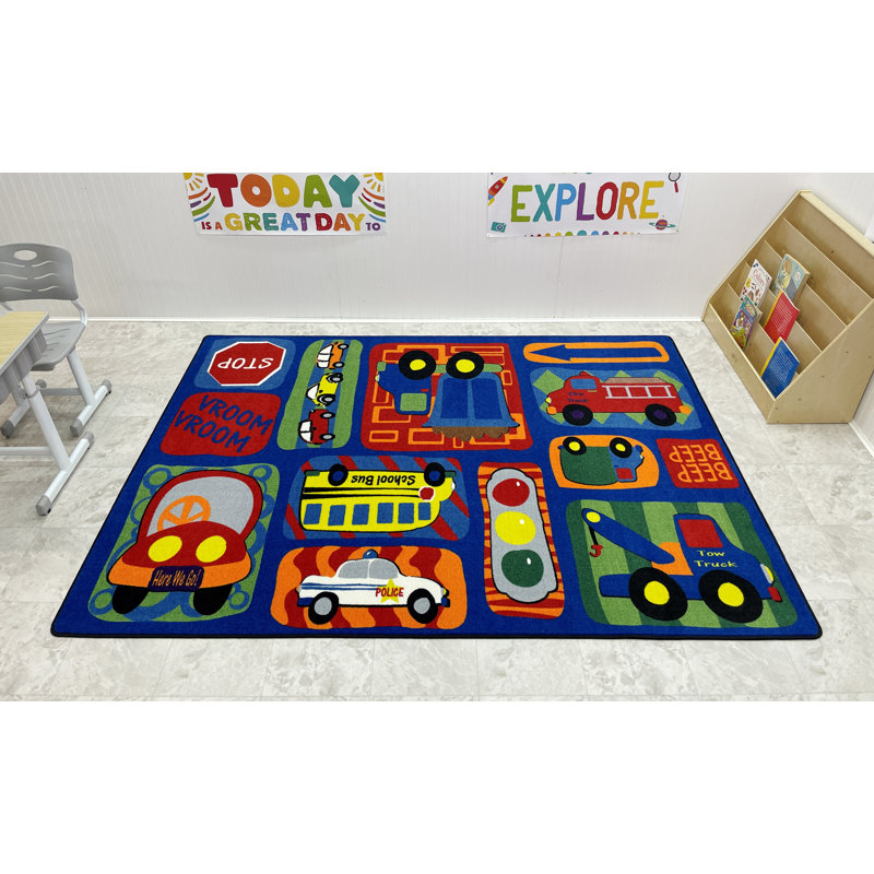 Tapis de jeu Vroom, Rectangle 4 pi x 6 pi