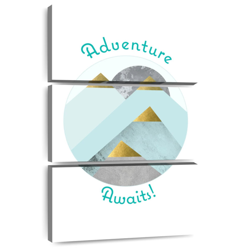 Ashelle Adventure Awaits, 57" H x 36" W