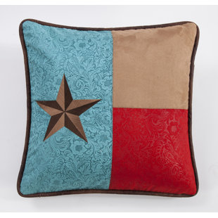 Odessa Embroidered Star Throw Pillow
