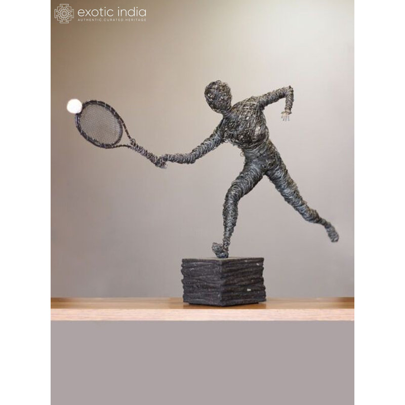 Sculpture 11 po Badminton Wire Art