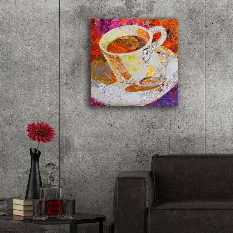 «Cafe Au Lait» par St. Hilaire Elizabeth, H 24 po x l 24 po x P 0,2 po