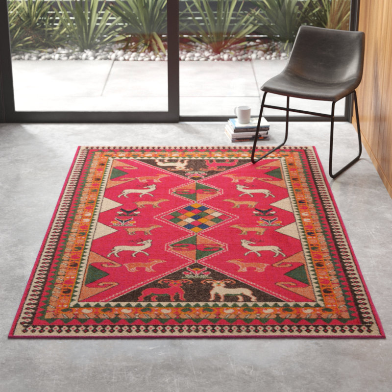 Tapis géométrique Lonniet, Rectangle 4 pi 1 po x 6 pi 1 po