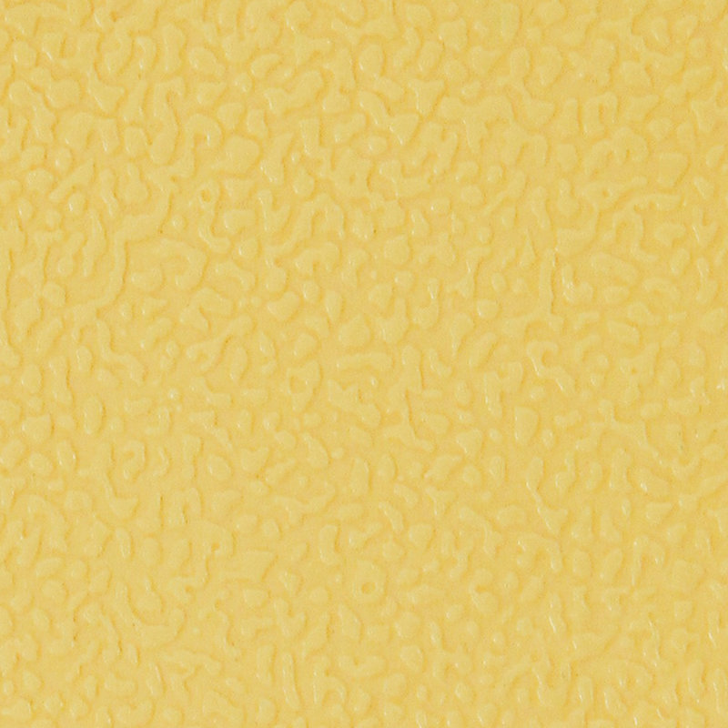 Chaise empilable en poly sans accoudoirs Kool, Avec des roulettes, Jaune