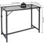 Table de bar pliante d'extérieur avec plateau en filet imperméable, table de patio portable-133044521