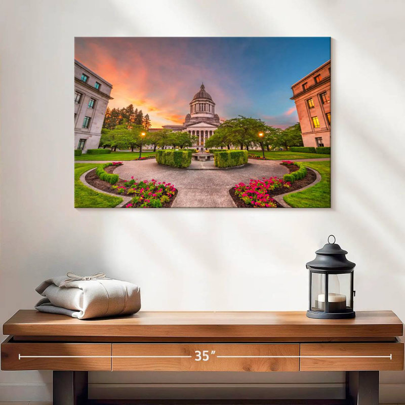 Washington State Capitol, H 16 po x l 24 po