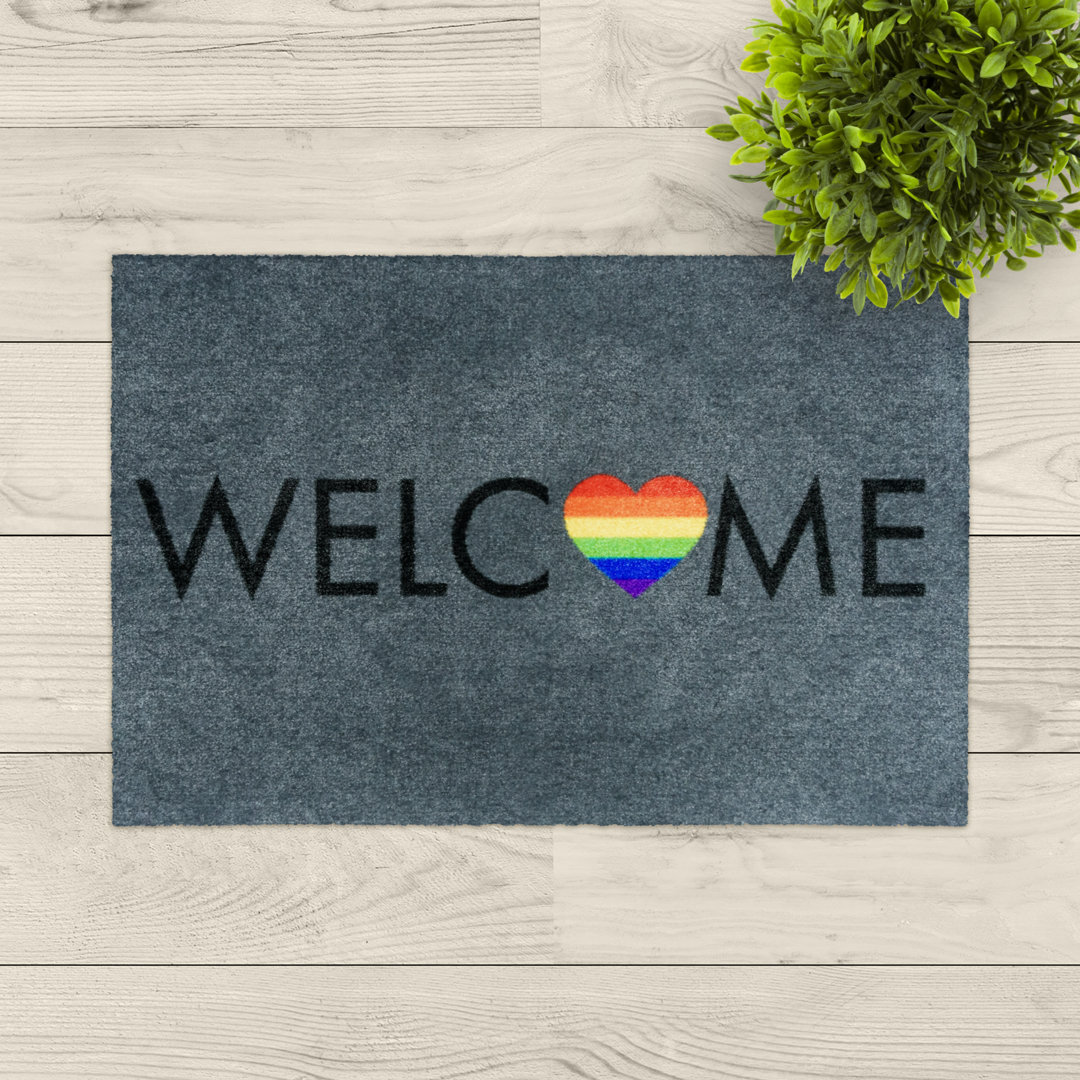 Fußmatte Fashion Printed – Waschbare Türmatte bedruckt Pride 50 x 75 cm