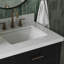 Meuble-lavabo double rectangulaire à chevrons 61 po avec comptoir en quartz blanc pur 1,5 po Chevron-788345722-788345723