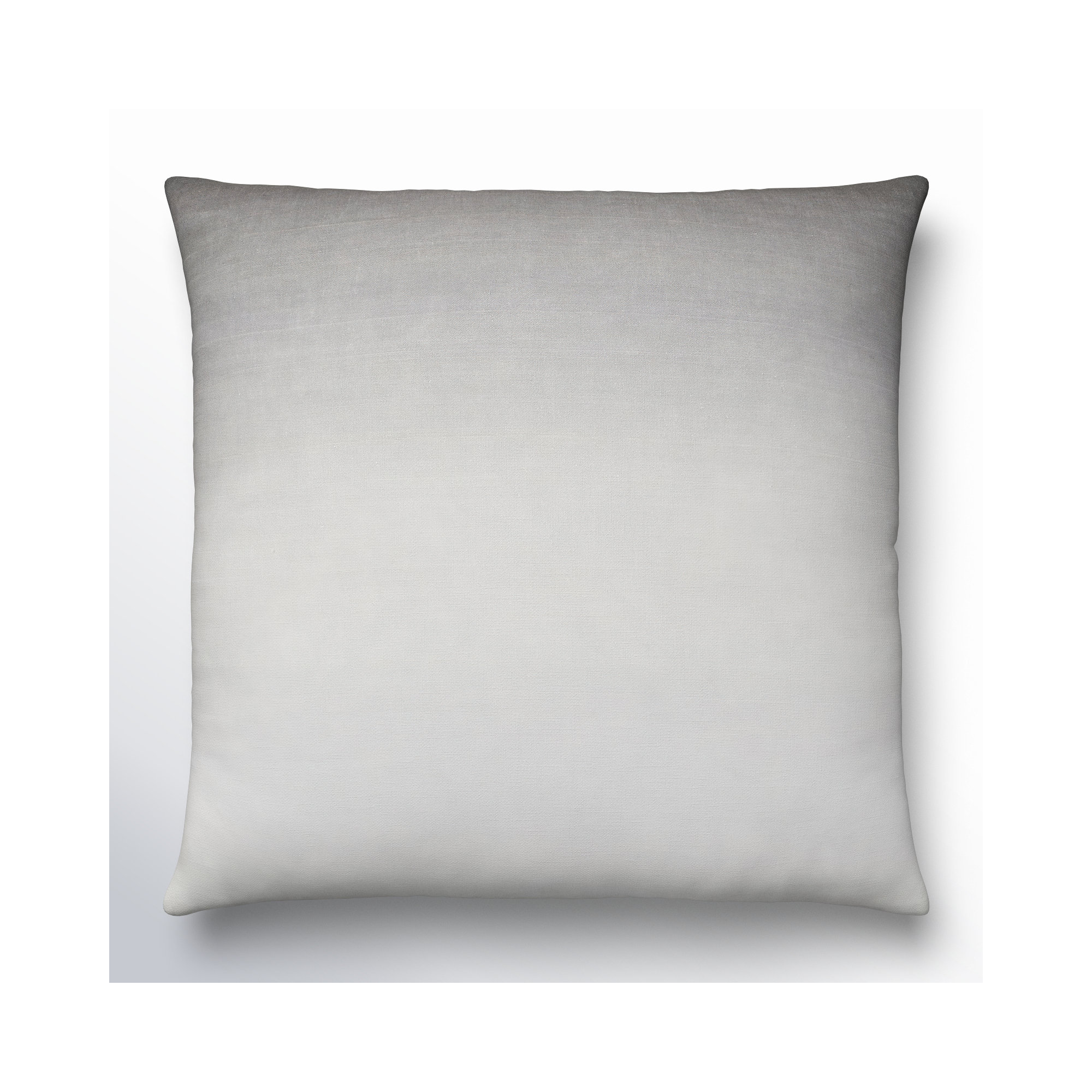 Deadra Ombre Linen Throw Pillow, Charcoal, 20" x 20", Pillow Cover Only - No Insert