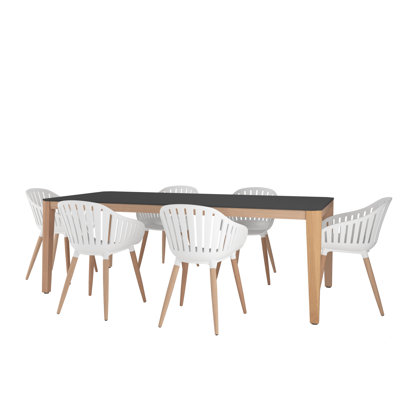 Leterra Square 6 - Person Outdoor Dining Set