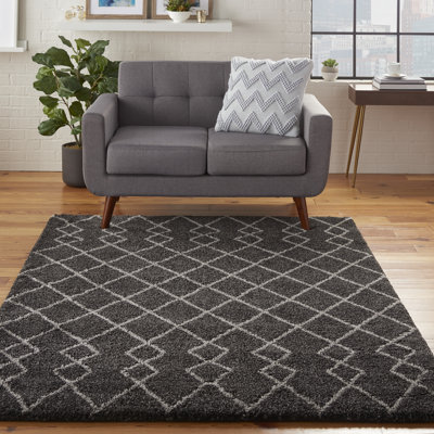 Tapis noir Nicola