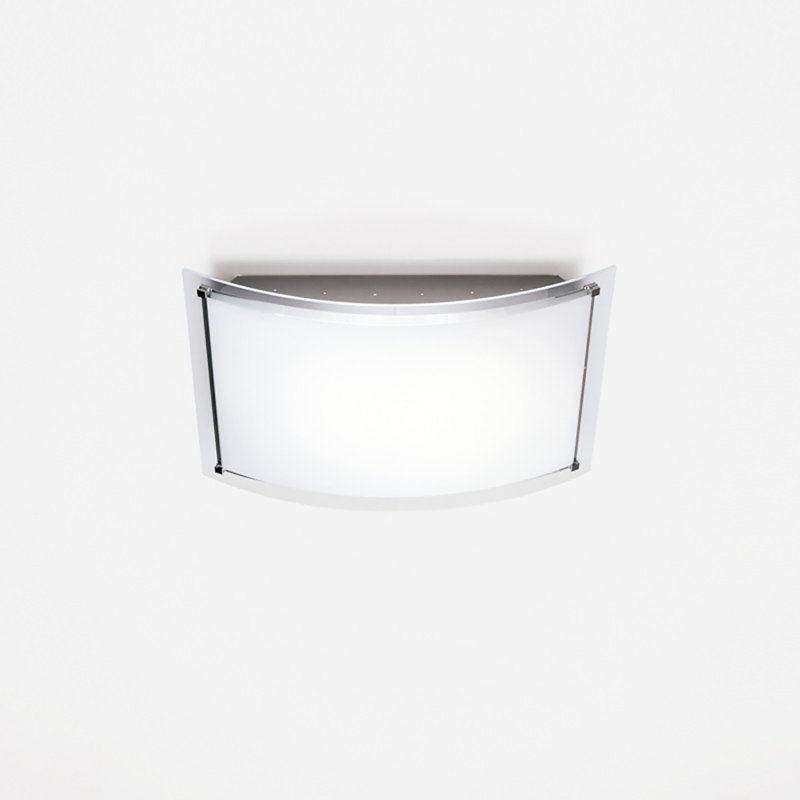 Vision 1 - Light Simple Geometric Flush Mount, 4.5" H x 22.25" W x 15.75" D