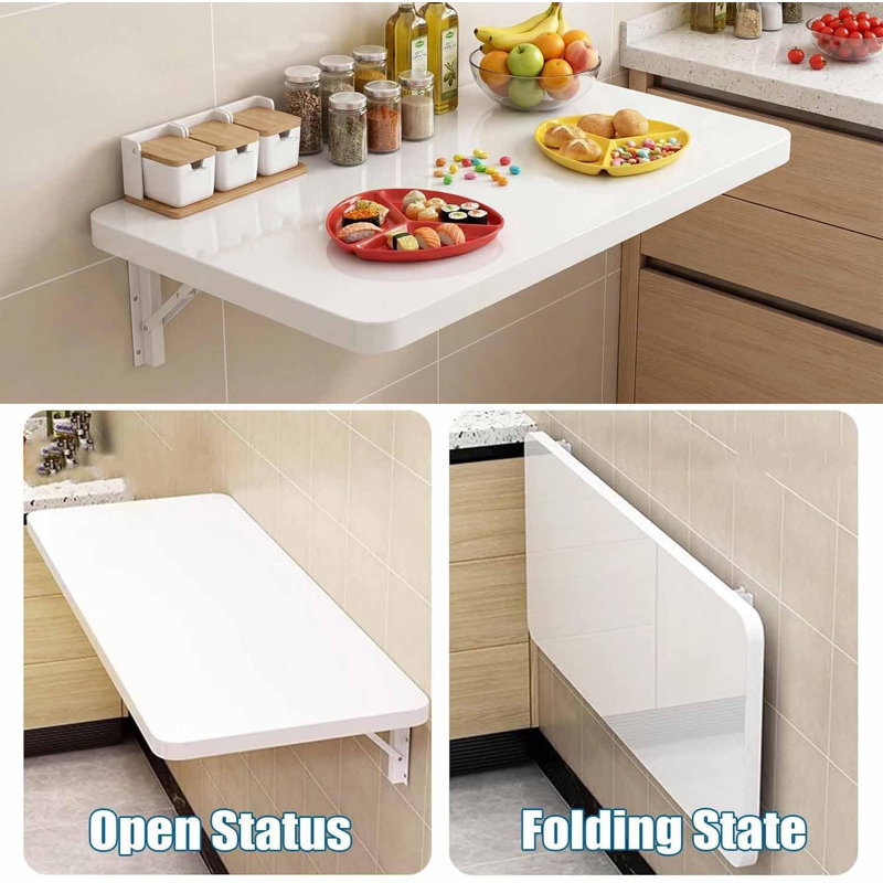 Multi-functional Wall Mounted Foldable Floating Table