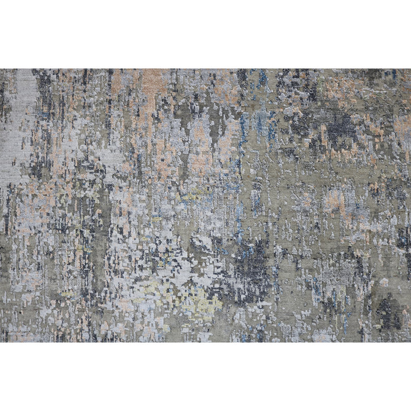 Area Rug in Gray, Rectangle 2' x 3'
