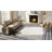 Ladaniel Border & Stripe Shag 200 Performance Striped Rug-1709536995