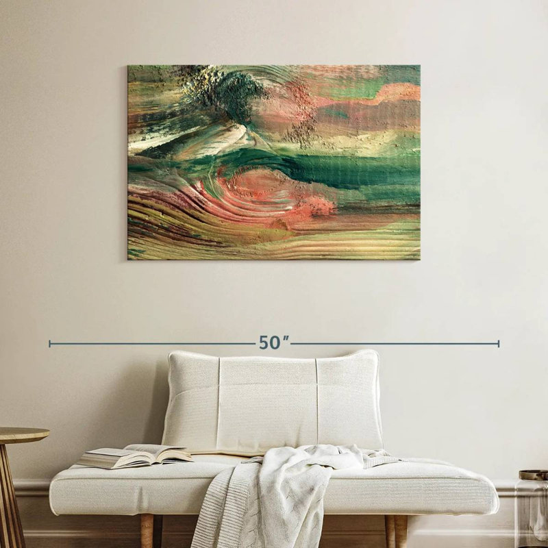Avery Rustic Abstract, 26" H x 39" W