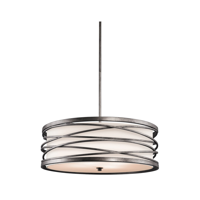 Krasi 4 - Light Dimmable Drum Chandelier