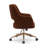 33'' H Boucle Upholstered Rolling Task Chair-662484172