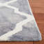 Tapis géométrique en laine touffeté à la main Desantiago-485919111
