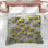 Yellow Abstract Trees Comforter