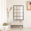 Rectangle Metal Window Panel Mirror-91019010-91019012