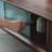 Black walnut simple audio-visual cabinet