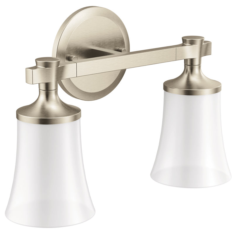 Flara 2-Light Vanity Light, Brushed Nickel