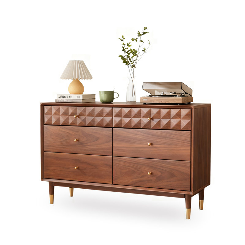 Armoire d'appoint en noyer massif