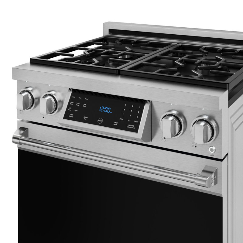 Gordon Ramsay by THOR Kitchen 30 Inch Professional Gas Range with Tilt Panel Touch Control , Stainless Steel