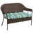 Outdoor Wicker Cushion Set for Bench and 2 Seats-986222416