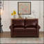 Charmant fauteuil en similicuir avec rangement et sièges confortables-1255331719