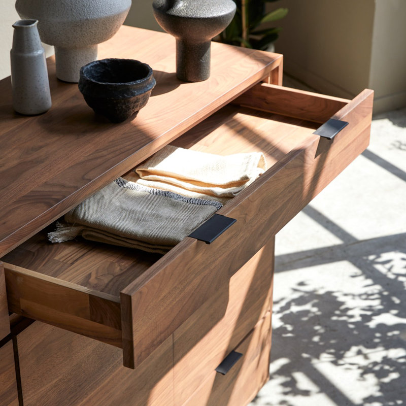 Senson 78.74 in. W Solid Wood Sideboard