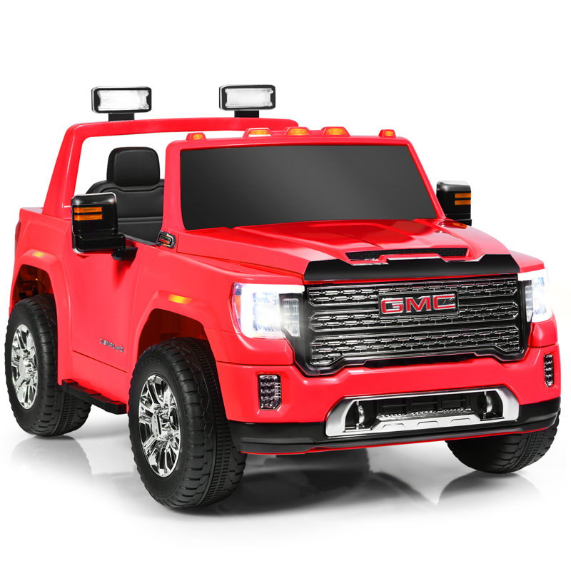 Gymax 12 Volt 2 Seater Battery Powered Ride On with Remote Control, Red