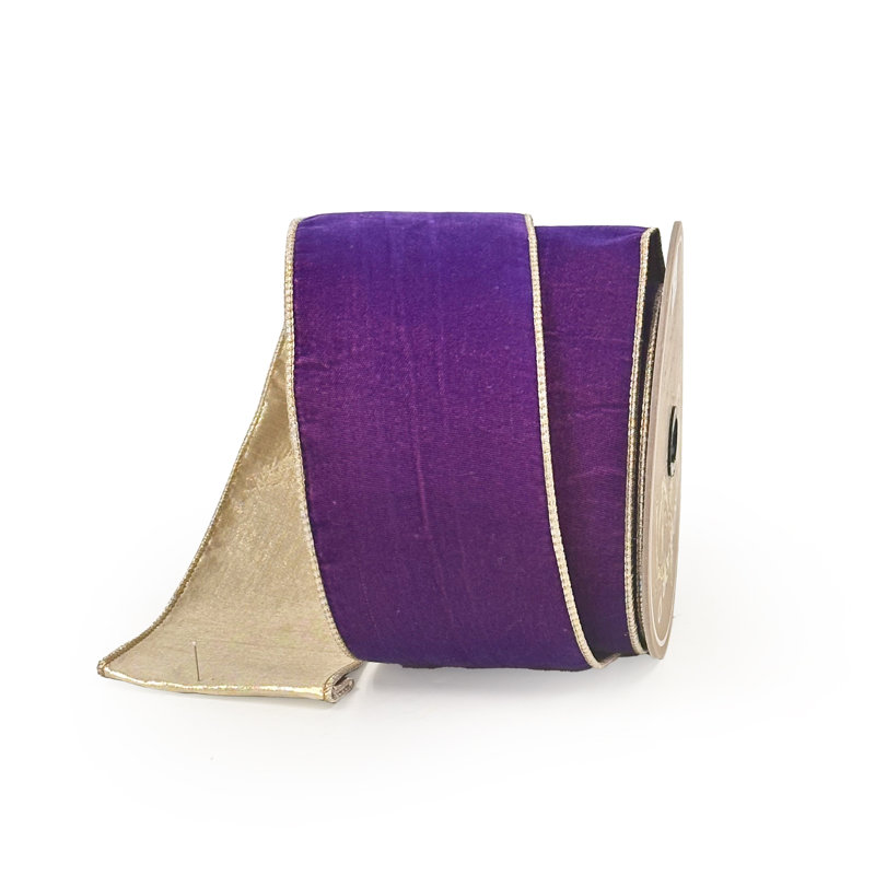 RUBAN MÉTALLIQUE MAUVE