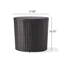 Table d'appoint en osier Kingstown