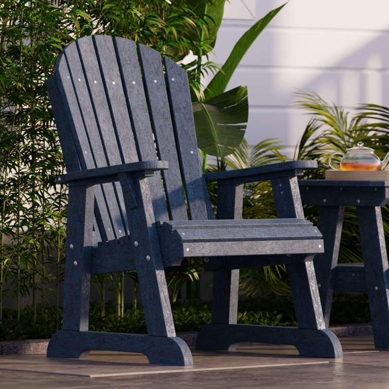 Heritage High Fan Back Chair, Patriot Blue