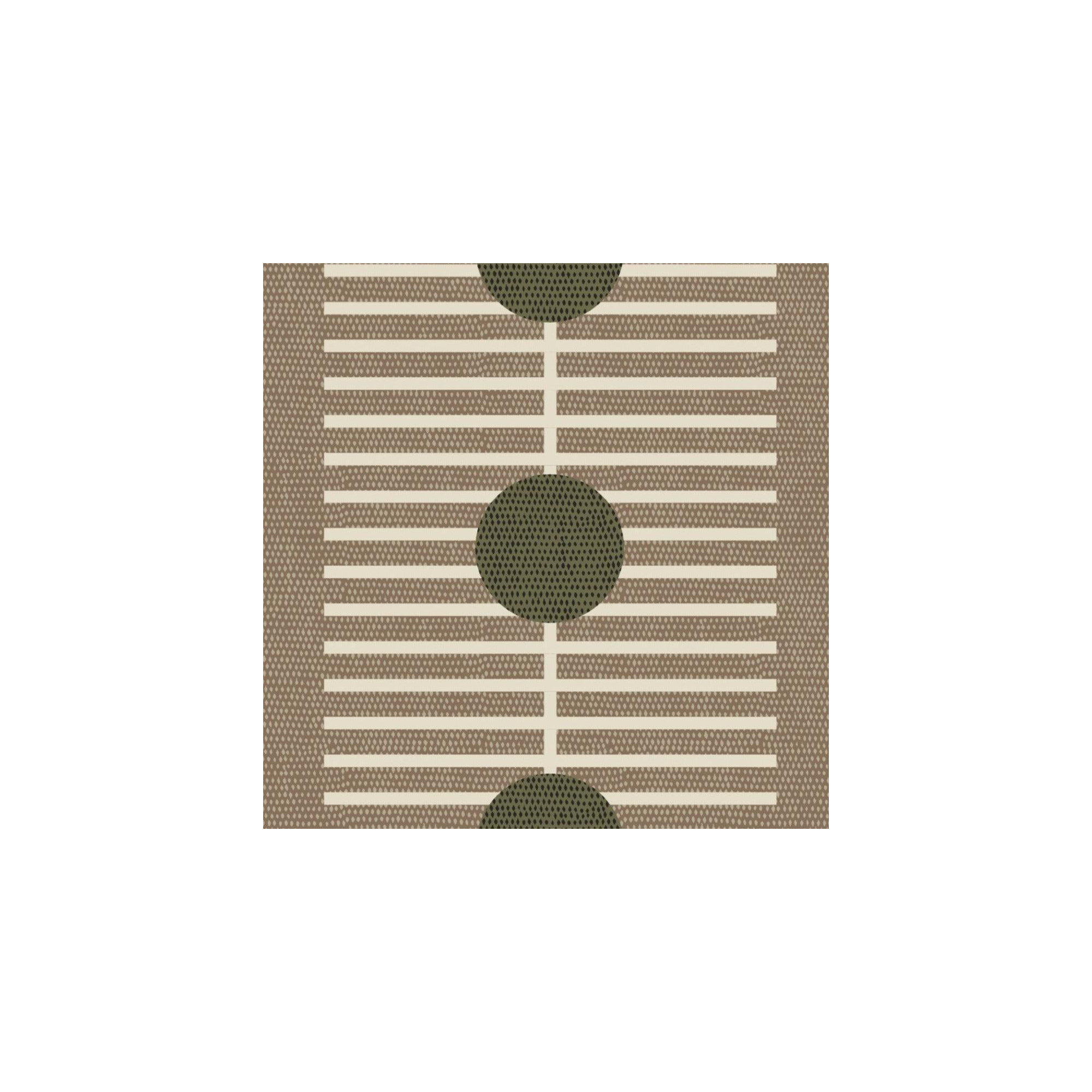 Nomalanga Peel & Stick Wallpaper Roll, Cocoa/Olive, Non-pasted