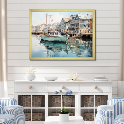 Impression sur toile, "Port Reflection"