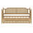 Classic Style Rattan Daybed with Extra Sleeping Trundle Ideal for Small Spaces