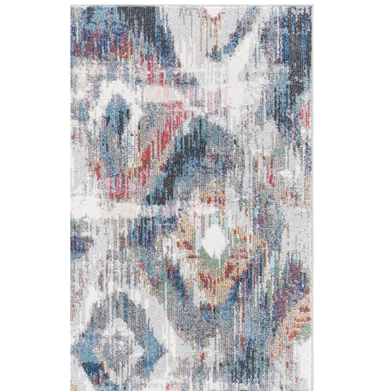 Kalamazoo Phoenix Performance Geometric Rug, Square 6'7"