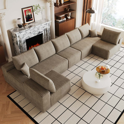 Canapé modulaire Modern Cloud sans assemblage requis
